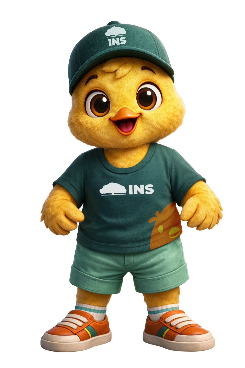 Pollins, la mascota del INS, te da la bienvenida